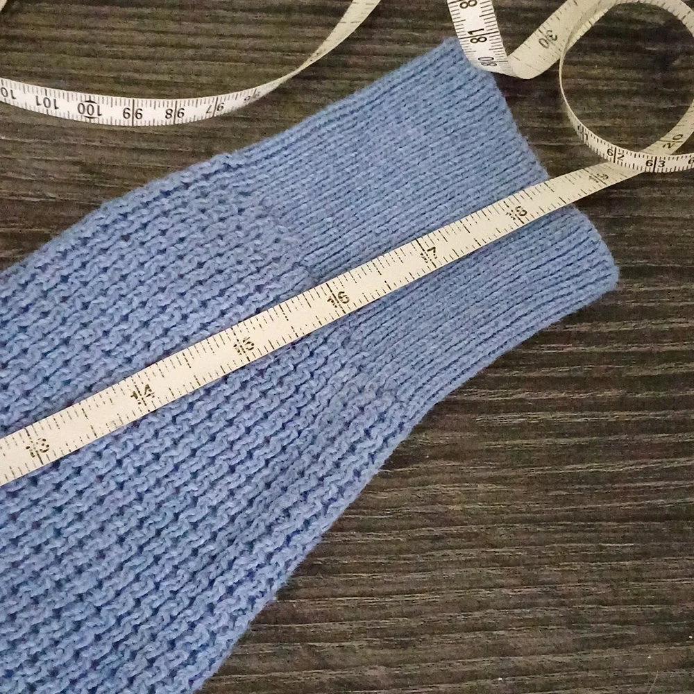 🔥🔥🔥Madewell Cornflower blue convertible turtleneck crewneck sweater S - Picture 8 of 13
